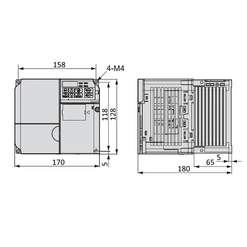 frekvenční měnič 4.0kW, typ CIMR-VCBA0018BAA