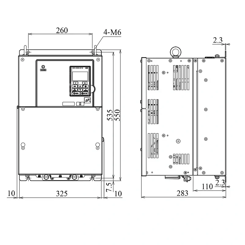 frekvenční měnič 55kW, typ CIMR-AC4A0139AAA